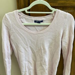 Baby pink pull over sweater